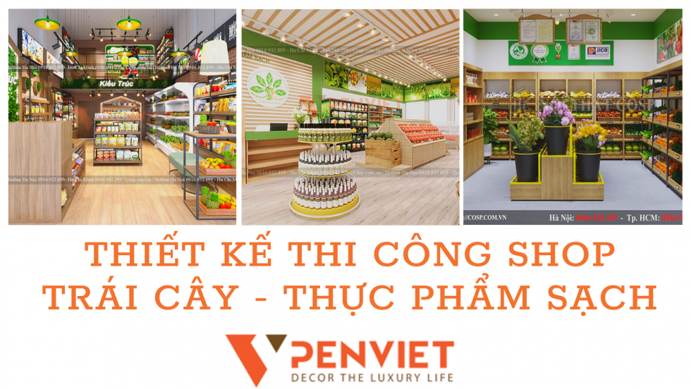THIẾT KẾ THI CÔNG SHOP TRÁI CÂY - HOA QUẢ-1